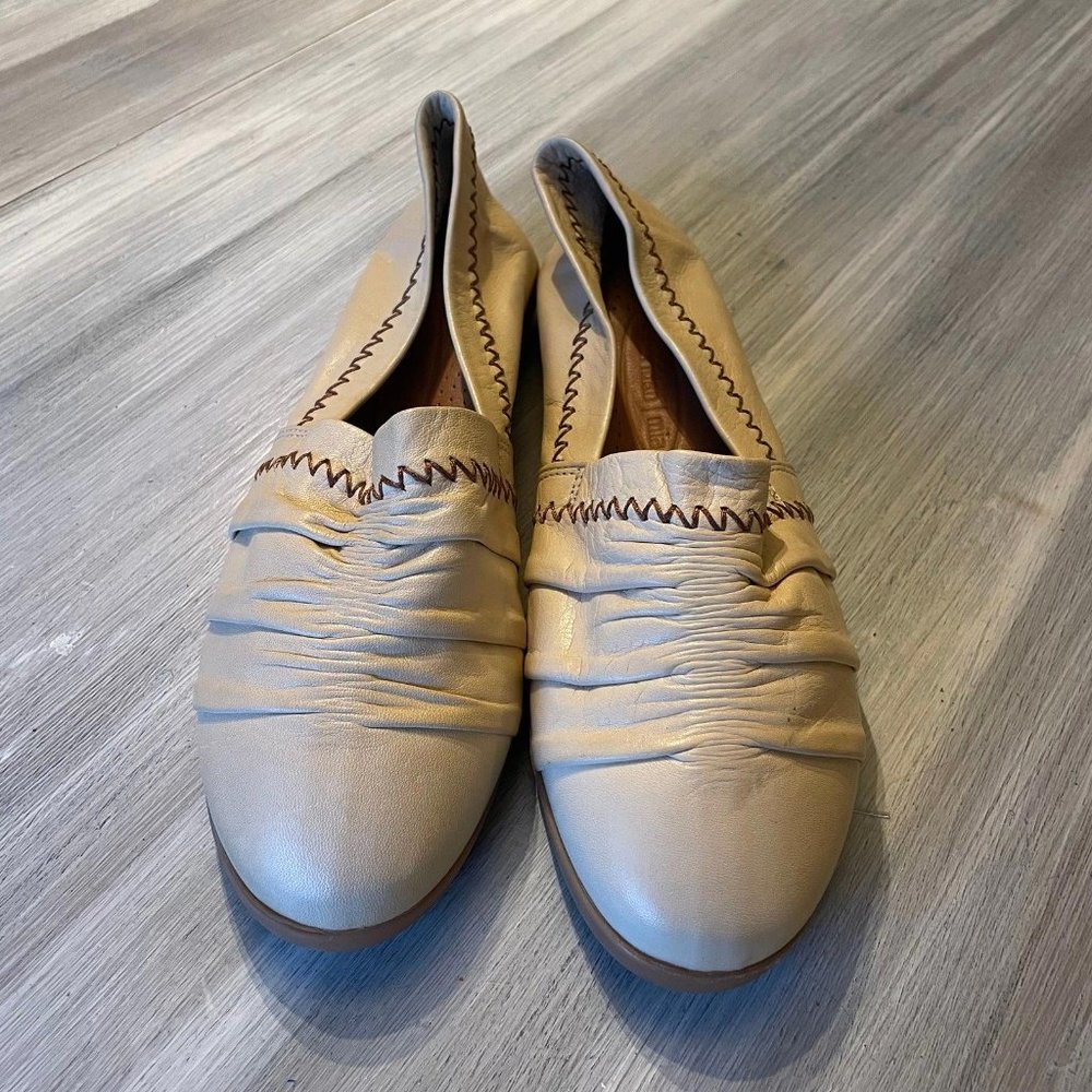 Italian leather loafers size 6.5